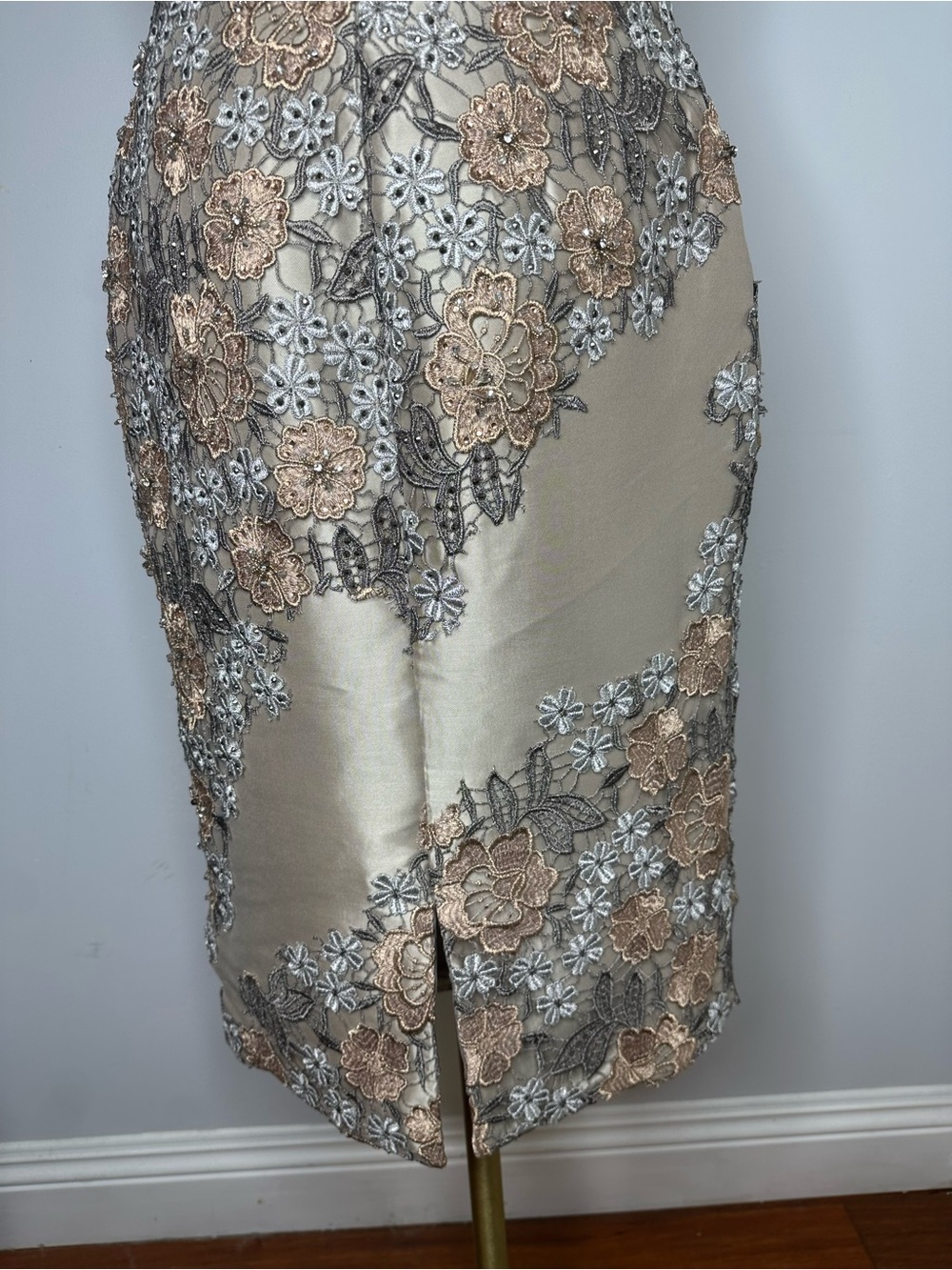 Terani Couture - One Shoulder Floral Cocktail Dress - Picture 8 of 16